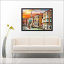 Ver imagem 2 de Quadro Decorativo Cidade Veneza Itália Salas Decorações Interiores Com Moldura