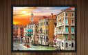 Ver imagem 1 de Quadro Decorativo Cidade Veneza Itália Salas Decorações Interiores Com Moldura