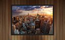 Ver imagem 1 de Quadro Decorativo Cidade Prédios New York Salas Decorações Interiores Com Moldura
