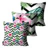 Kit com 3 Almofadas Mdecore Flamingo Branco 45x45cm DEC5194 - 4