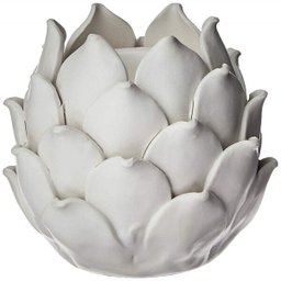 Porta Vela Cerâmica Nude 11x11x9,5 Cm - 1