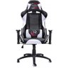 Cadeira Gamer Pc Eyes Mad Racer V8 com Rodas em Gel Madv8bcgl Preto/branco - 2