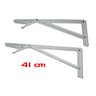 Par de Suporte Krok Dobrável para Mesa de Parede ou prateleira 41 cm - 5