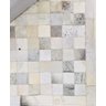 Tapete de Couro Bovino Retalhos 2,00 x 1,50M Branco - 2