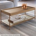 Ver imagem 2 de Mesa Centro 93 Cm Pes Metal Oslo 28961 Hanover Artesano