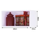 Ver imagem 3 de Armário Aéreo de Cozinha Multiuso Geladeira Ajl 60 Cm: Preto