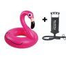 Boia Inflável+bomba Flamingo Grande Piscina Praia 120cm - 1