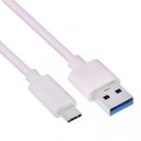 Ver imagem 1 de Cabo USB 3.0 Type-C 3.1 Para Tablet Smartphone Macbook Kingo Branco