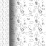Papel de Parede Adesivo Infantil Desenhos de Crianças com Fundo Branco - Ssin-018 - 3