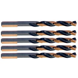 Broca Hss Acabamento Superficial Revenido Bronze - Med. 11.5mm - 5 Peças - A321 - 2 Broca Hss Acabamento Superficial Revenido Bronze - Med. 11.5mm - 5 Peças - A321 - 2