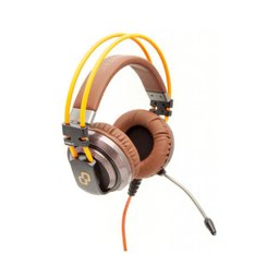 Headphone Gamer Goldentec Gt Attack 7.1 Canais Laranja - Ac1966 - 2
