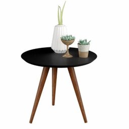 Conjunto de Mesa Lateral e Apoio Retrô Decore - 3