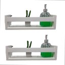 Ver imagem 2 de Prateleira Nicho Para Banheiro Cosméticos - 2 Peças