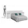 Cabeceira Queen com 2 Mesas de Apoio 160cm Zapp Bianchi Móveis - 4