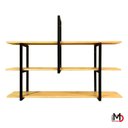 Ver imagem 4 de Prateleira Organizadora Suspensa Mdf/ferro Sala/cozinha