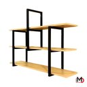 Ver imagem 5 de Prateleira Organizadora Suspensa Mdf/ferro Sala/cozinha