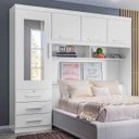 Ver imagem 1 de Guarda-Roupa Casal 4 Portas e 3 Gavetas Duster Albatroz