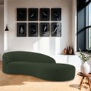 Ver imagem 2 de Divã Recamier Orgânico França 180cm Lado Direito Linho