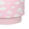 Lustre Tubular Duplo Nuvem Rosa Quarto Bebê Infantil Menina - 2