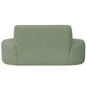 Ver imagem 4 de Sofá Reto 02 Lugares 150cm Mônaco Bouclé Verde Claro - Nexta Casa