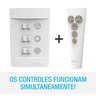 VENTILADOR DE TETO ALISEU SMART BRANCO PLUS COM CONTROLE REMOTO E PAREDE - POTENTE E SILENCIOSO 220V - 7