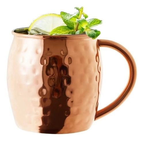 Kit 2 Canecas Drinks Moscow Mule 450 Ml Bronze Mimo Style