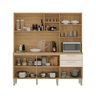 Cozinha Mega com Tampo Freijó/soft - Kits Paraná Móveis - 6