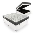 Ver imagem 1 de Cama Box com Baú Casal + Colchão de Espuma D33 - Ortobom - Iso 100 138cm - Branco Branco