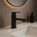Ver imagem 1 de Torneira Misturador Monocomando Banheiro / Lavabo Absolute Preta - Premierdecor