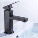 Ver imagem 3 de Torneira Misturador Monocomando Banheiro / Lavabo Absolute Preta - Premierdecor