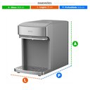 Ver imagem 4 de Bebedouro Purificador de Água Mineralle Digital Touch Compressor Prata EPC08S 220V - Eos