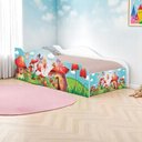 Ver imagem 1 de Cama Solteiro Infantil Fadinhas Meninas com Colchão MDF Branco Casah