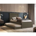 Ver imagem 1 de Bicama Solteiro Luara com Cama Auxiliar - Castanho