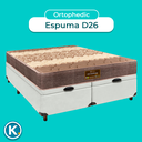 Ver imagem 4 de Cama Box Bau Blindado Casal + Colchão D26 Ortophedic Sankonfort
