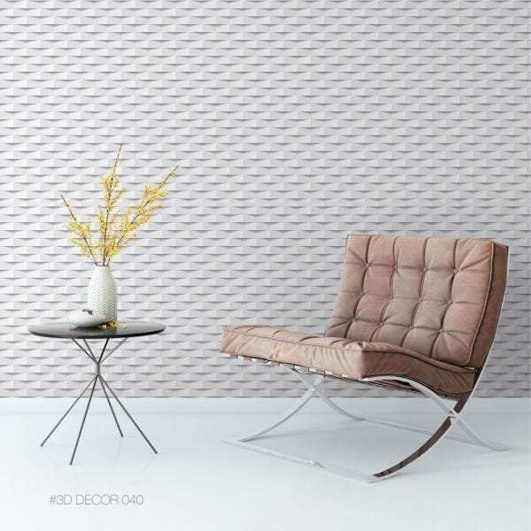 Papel de Parede Autoadesivo 3D Neutro/40 - 1