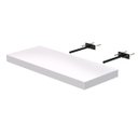 Ver imagem 4 de Prateleira Suporte Embutido 60x25cm Branca - Conceito