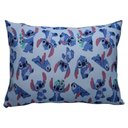 Ver imagem 1 de Fronha Portallar Malha Disney Estampada Stitch e Xepa 48cm X 68cm Azul