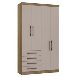 Guarda Roupa Modulado Eucamoveis Paris 4 Portas 4 Gavetas - 1
