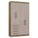 Ver imagem 1 de Guarda Roupa Modulado Eucamoveis Paris 4 Portas 4 Gavetas