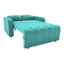 Ver imagem 3 de Sofá Cama Amora Veludo Verde Menta E437 - Matrix