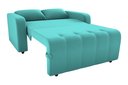 Ver imagem 3 de Sofá Cama Amora Veludo Verde Menta E437 - Matrix