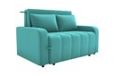 Ver imagem 2 de Sofá Cama Amora Veludo Verde Menta E437 - Matrix