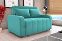 Ver imagem 1 de Sofá Cama Amora Veludo Verde Menta E437 - Matrix