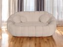 Ver imagem 2 de Namoradeira Concha Decorativa Fixo Boucle - Estopar