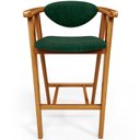 Ver imagem 5 de Banqueta Alta Para Cozinha Bancada Bar Sala de Jantar Fixa Cecília L02 Facto Verde Musgo - Lyam Deco