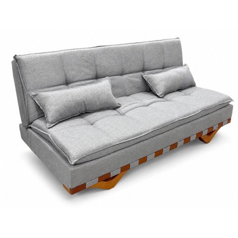 Sofa Cama Luxury Capri Ref 42 Luxo 1,85 (2501-B Linho Cinza)