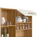 Ver imagem 6 de Kit Cozinha Salsa 6 Portas Freijó/off White Cristal - Nicioli