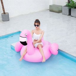 Boia Flamingo Gigante Inflavel Piscina 1.50 metros Praia Flutuante Festa Lazer - 5