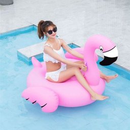 Boia Flamingo Gigante Inflavel Piscina 1.50 metros Praia Flutuante Festa Lazer - 4