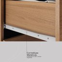 Ver imagem 7 de Guarda Roupa Casal 8 Portas com Espelho e 2 Gavetas Paranaguá - Amêndola Touch/off White